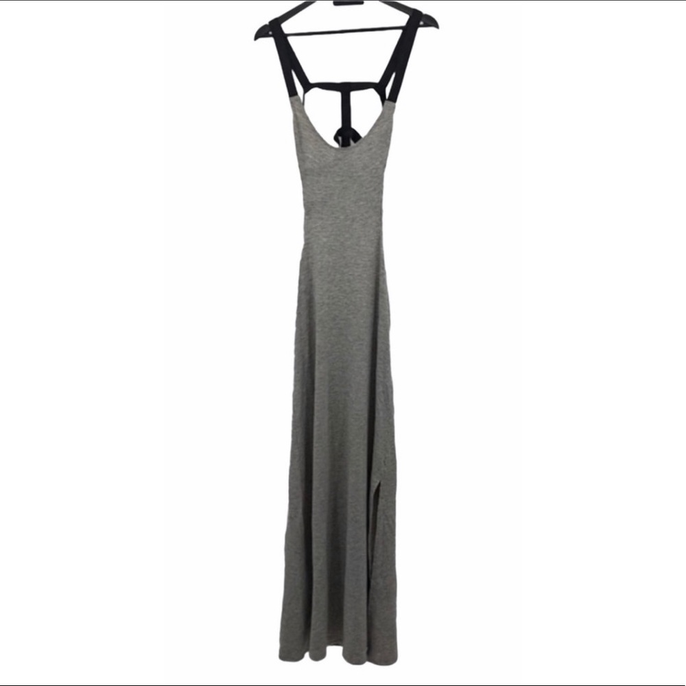 Blue Life Gray Maxi Dress NWOT